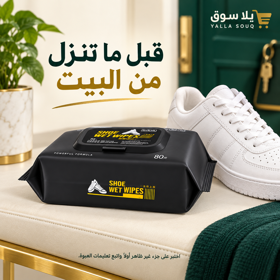 مناديل تنظيف للأحذية والشنط