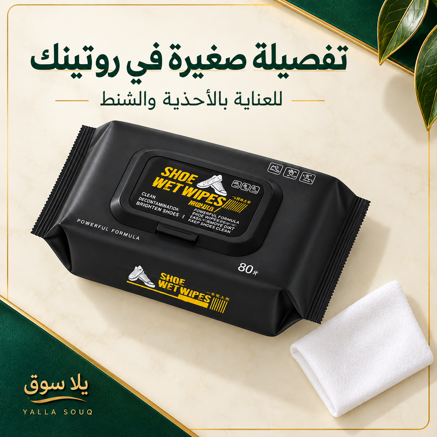 مناديل تنظيف للأحذية والشنط