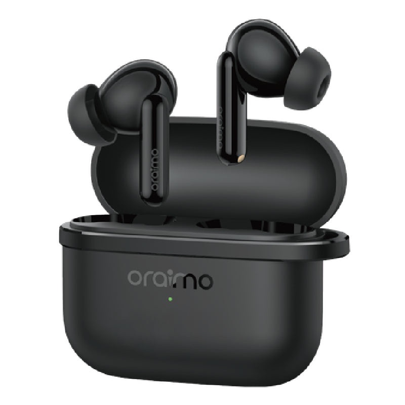 سماعة أذن لاسلكية Oraimo SpaceBuds Lite OTW-324 بصوت Sound360 ووضع الألعاب - أسود