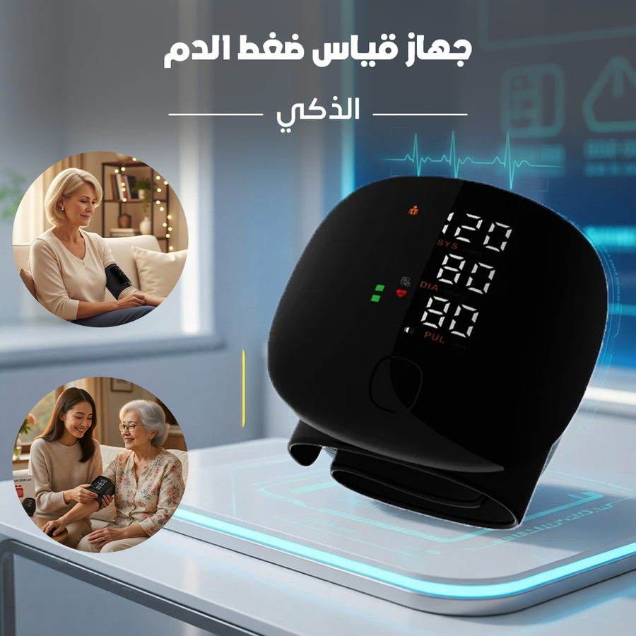 جهاز قياس ضغط الدم الذكي .