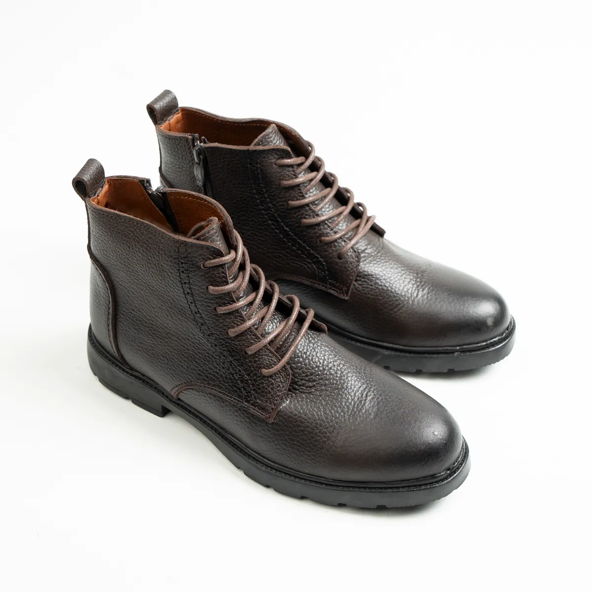 Men's Natural Leather HalfBoot-KH9