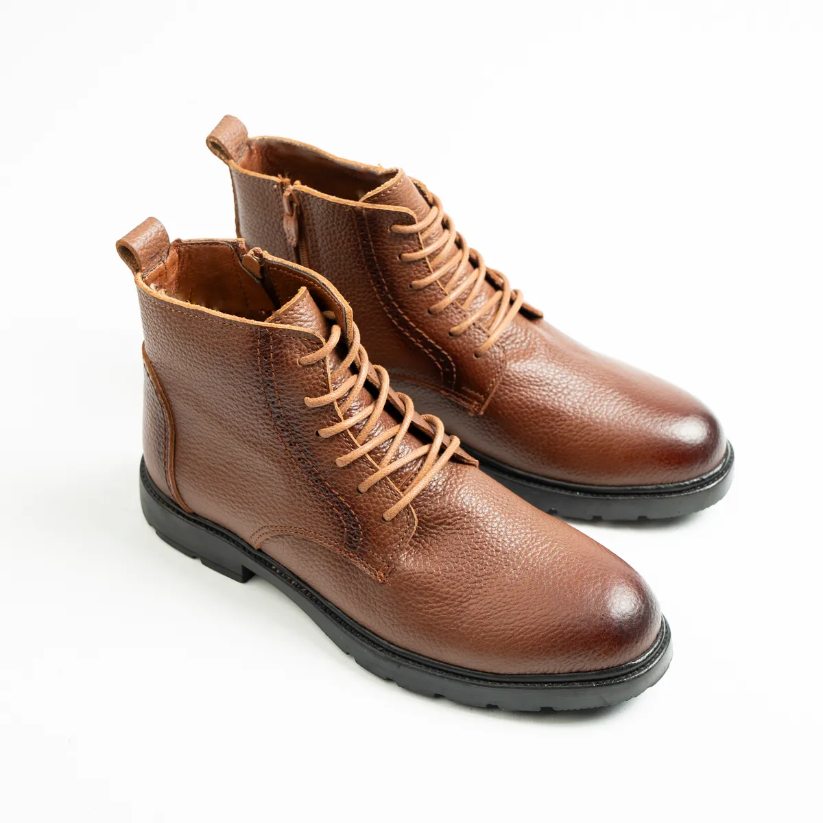 Men's Natural Leather HalfBoot-KH9