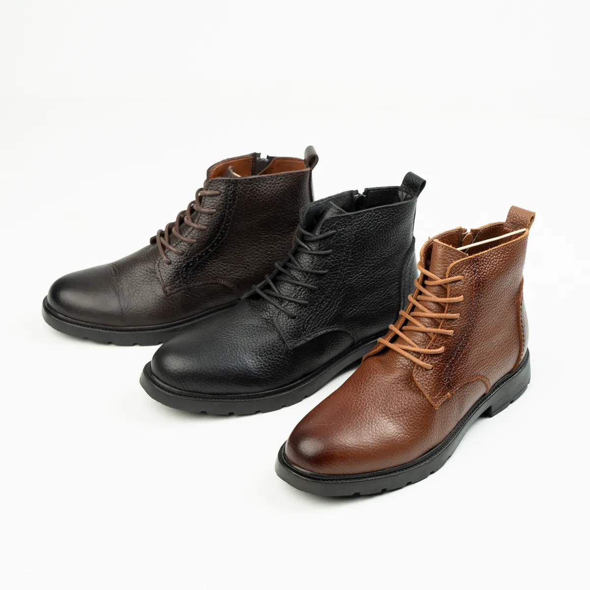 Men's Natural Leather HalfBoot-KH9