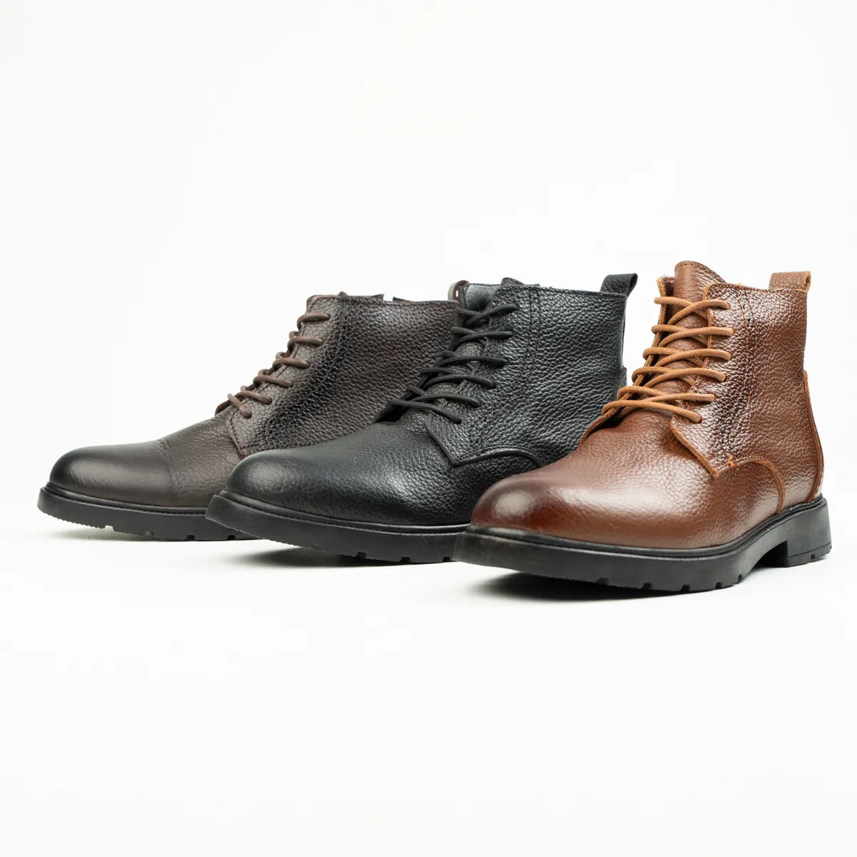 Men's Natural Leather HalfBoot-KH9