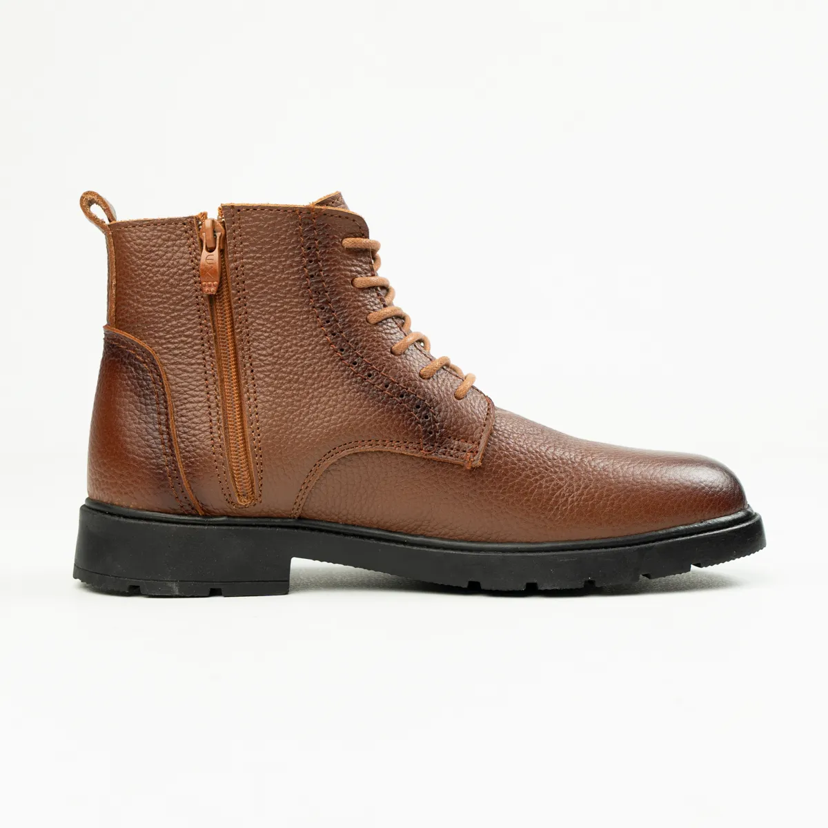 Men's Natural Leather HalfBoot-KH9