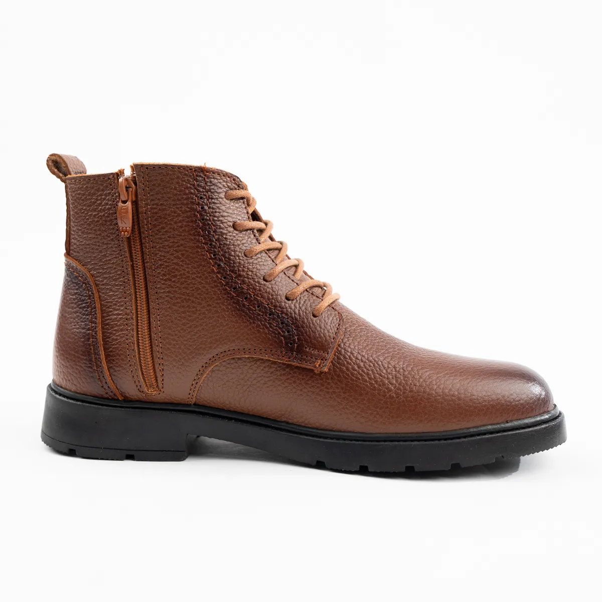 Men's Natural Leather HalfBoot-KH9