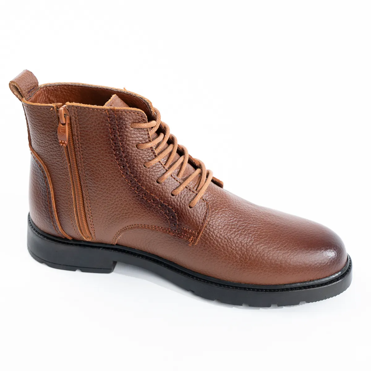 Men's Natural Leather HalfBoot-KH9