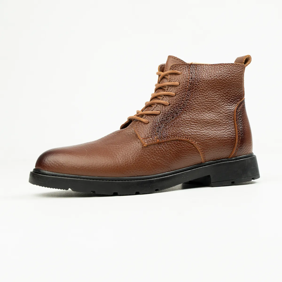 Men's Natural Leather HalfBoot-KH9