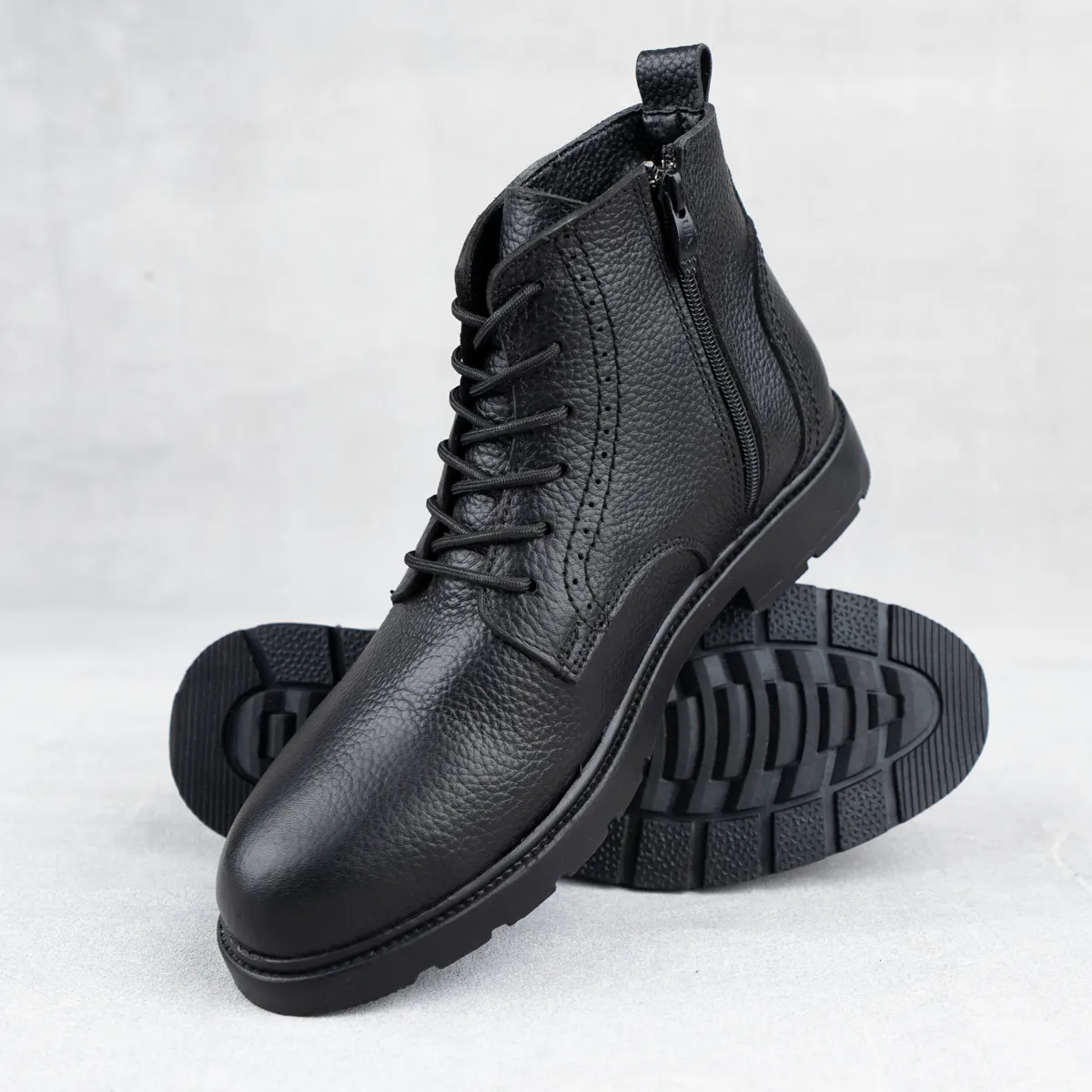 Men's Natural Leather HalfBoot-KH9
