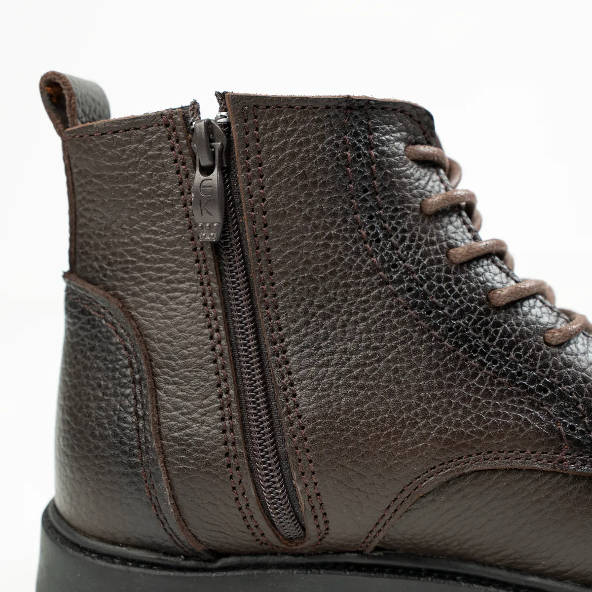 Men's Natural Leather HalfBoot-KH9