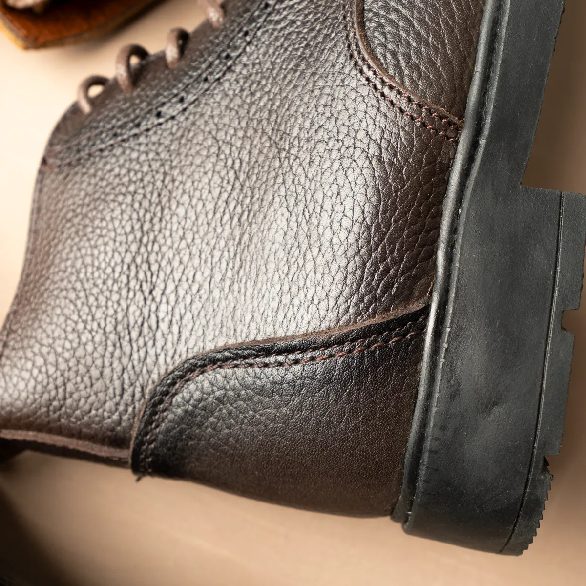 Men's Natural Leather HalfBoot-KH9