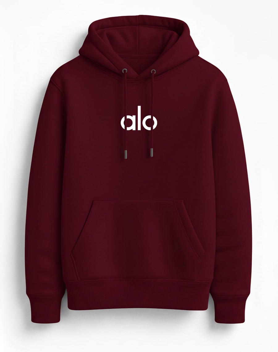 سويت شيرت هودي ألو Alo أوفر سايز CO14 | ميلتون قطن 100% مبطن