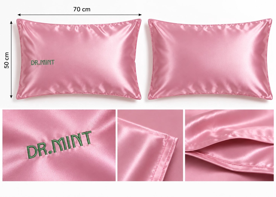 كيس مخدة من Dr. Mint بخامة ستان ناعمة