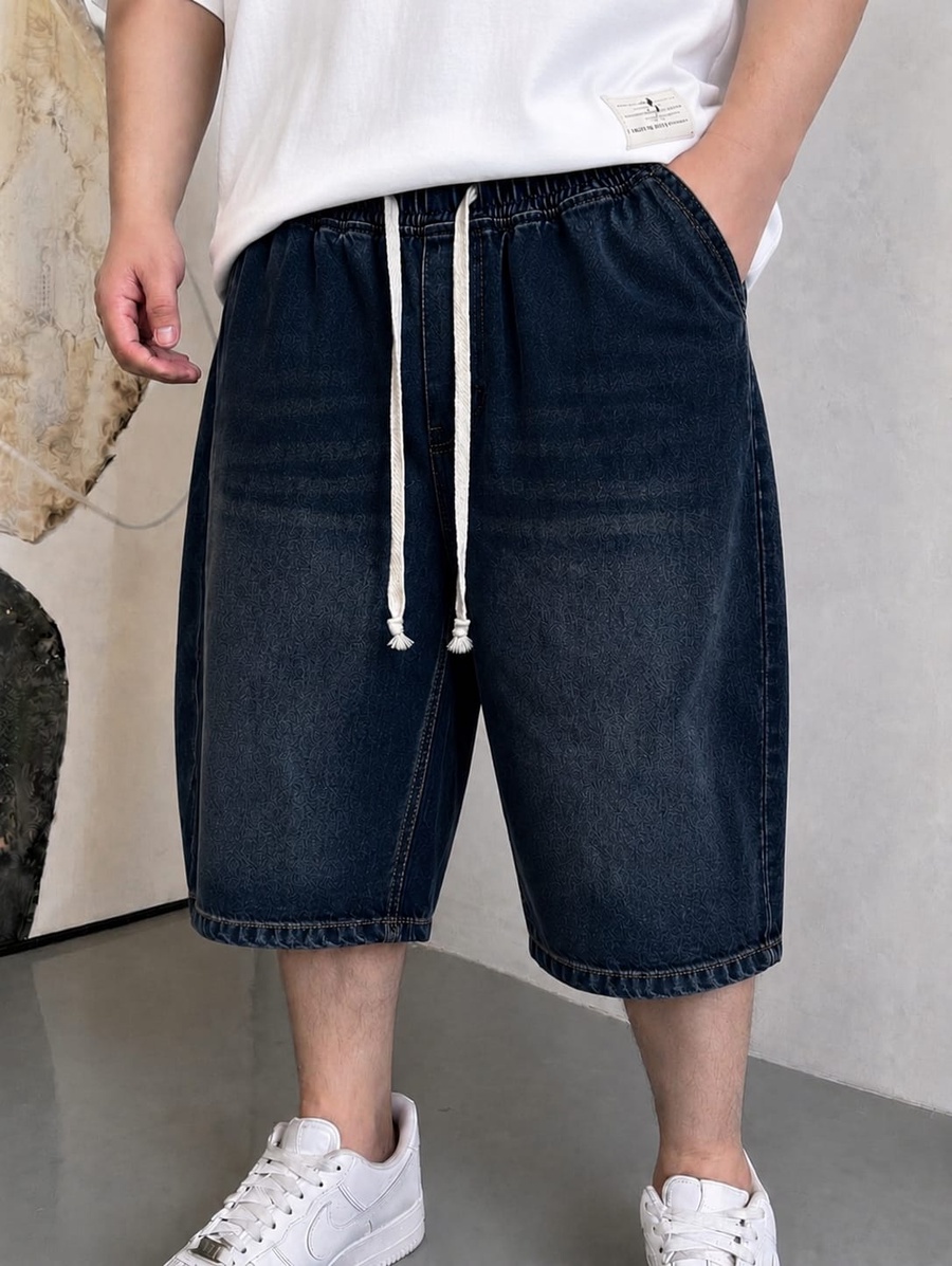Denim Bermuda Shorts
