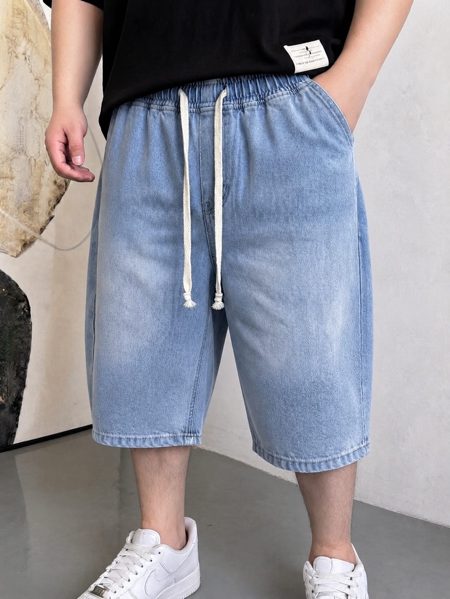 Denim Bermuda Shorts