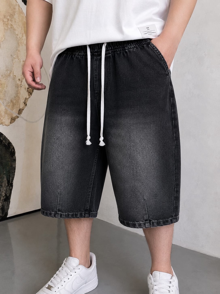 Denim Bermuda Shorts