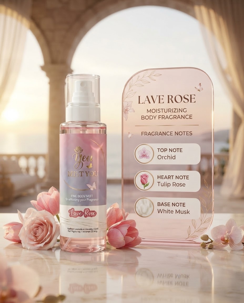 LAVE ROSE — Moisturizing Body Mis