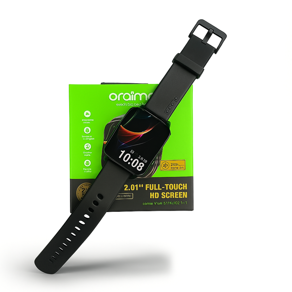 ساعة Oraimo Watch 4 Plus الذكية (OSW-801) بشاشة 2.01" ودعم المكالمات