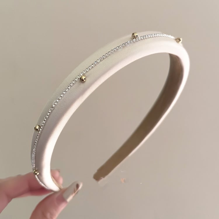 طوق  Elegant شيك مع ستراس و لولي