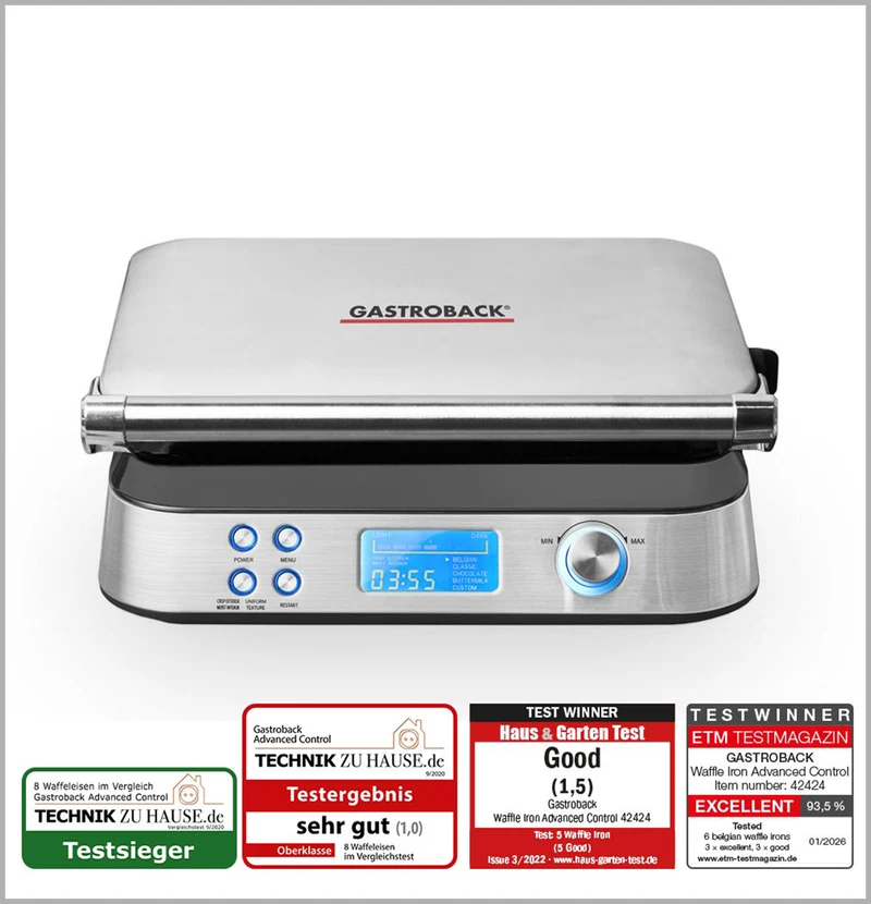 GASTROBACK Waffle Iron Advanced Control 42424