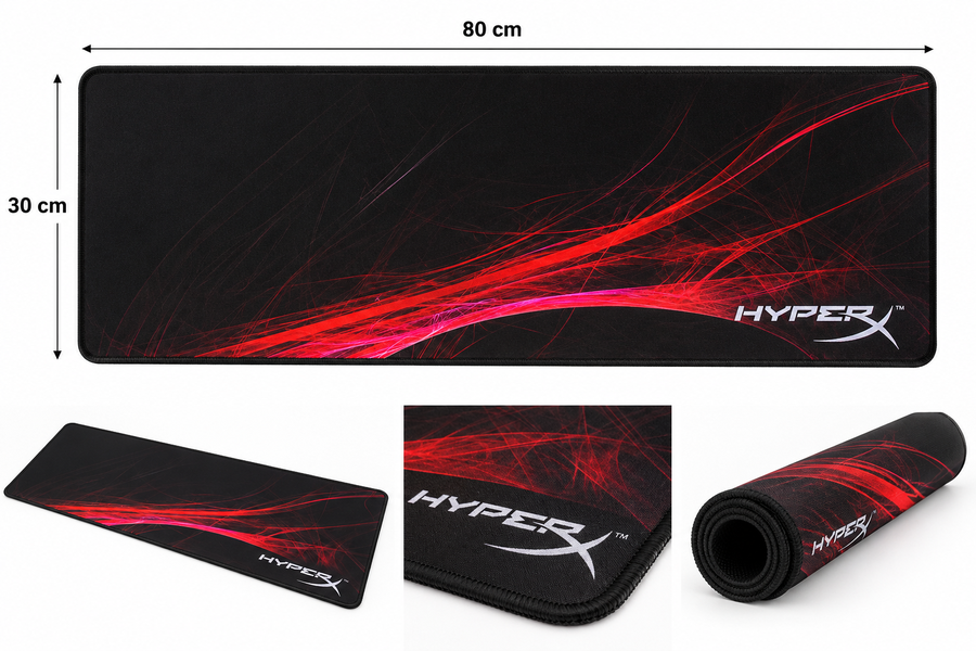 HyperX Gaming Mouse Pad 30x80cm – Large Desk Mat