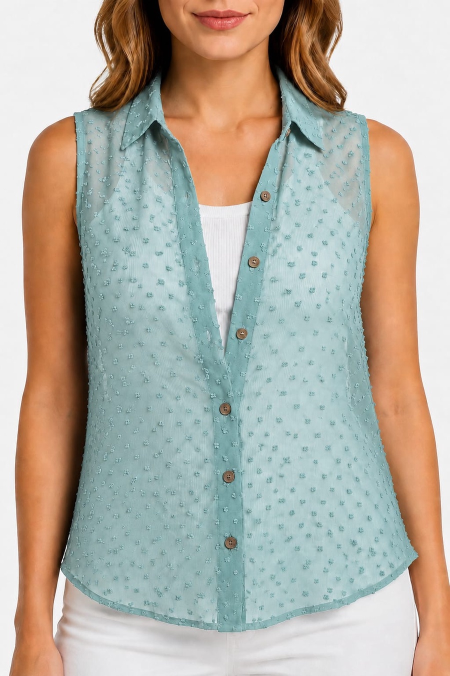Popcorn Sleeveless Women’s Shirt