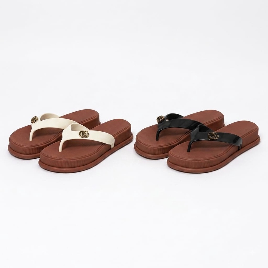  Gucci Double G EVA Flip Flops