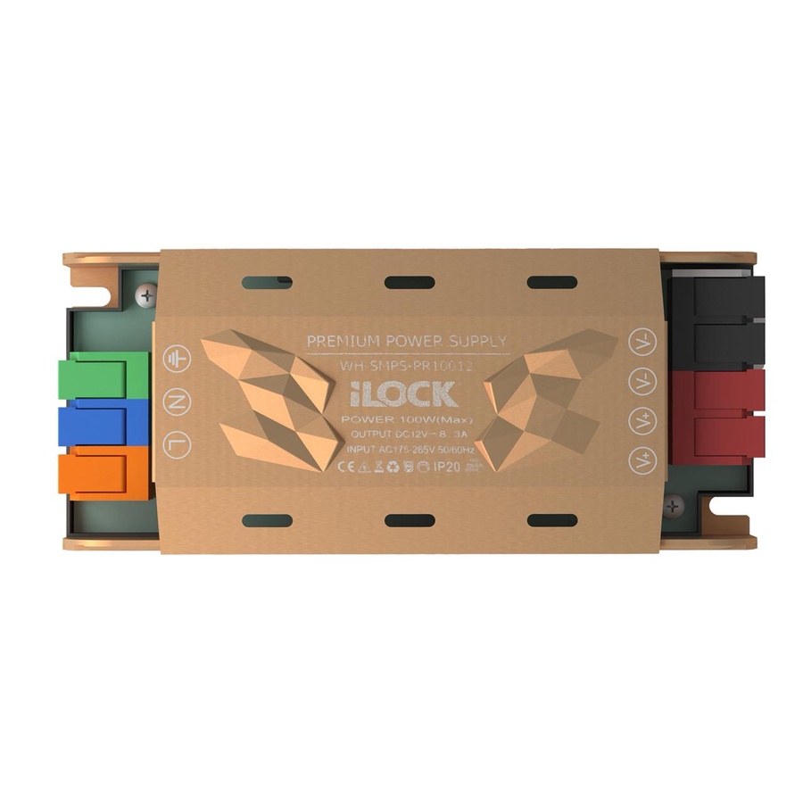 iLOCK Premium LED Power Supply | 12V | 100w | IP20 |  Overload & Overheat Protection | 5-Year Warranty 