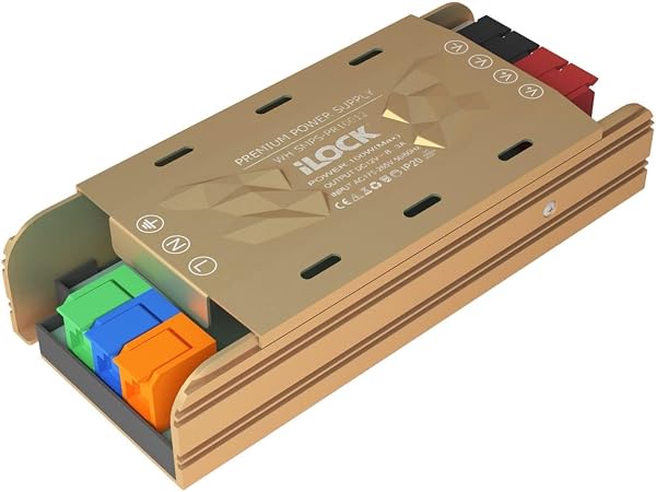iLOCK Premium LED Power Supply | 12V | 200w | IP20  | Overload & Overheat Protection | 5-Year Warranty 