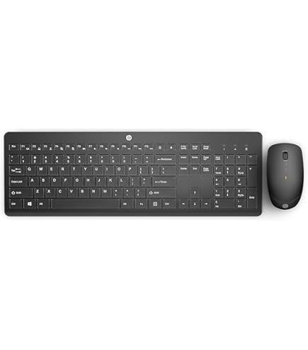HP 330 Wireless Keyboard and Mouse- Black