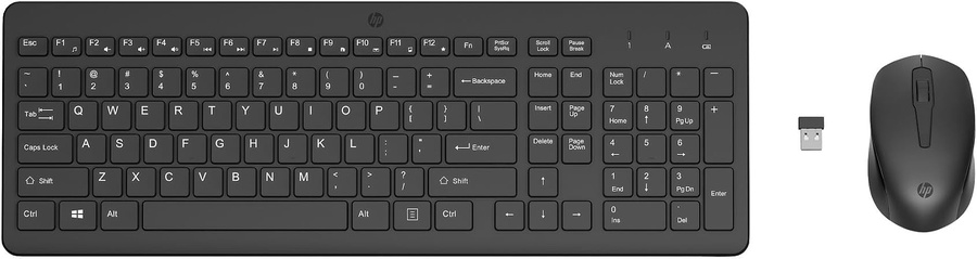 HP 330 Wireless Keyboard and Mouse- Black