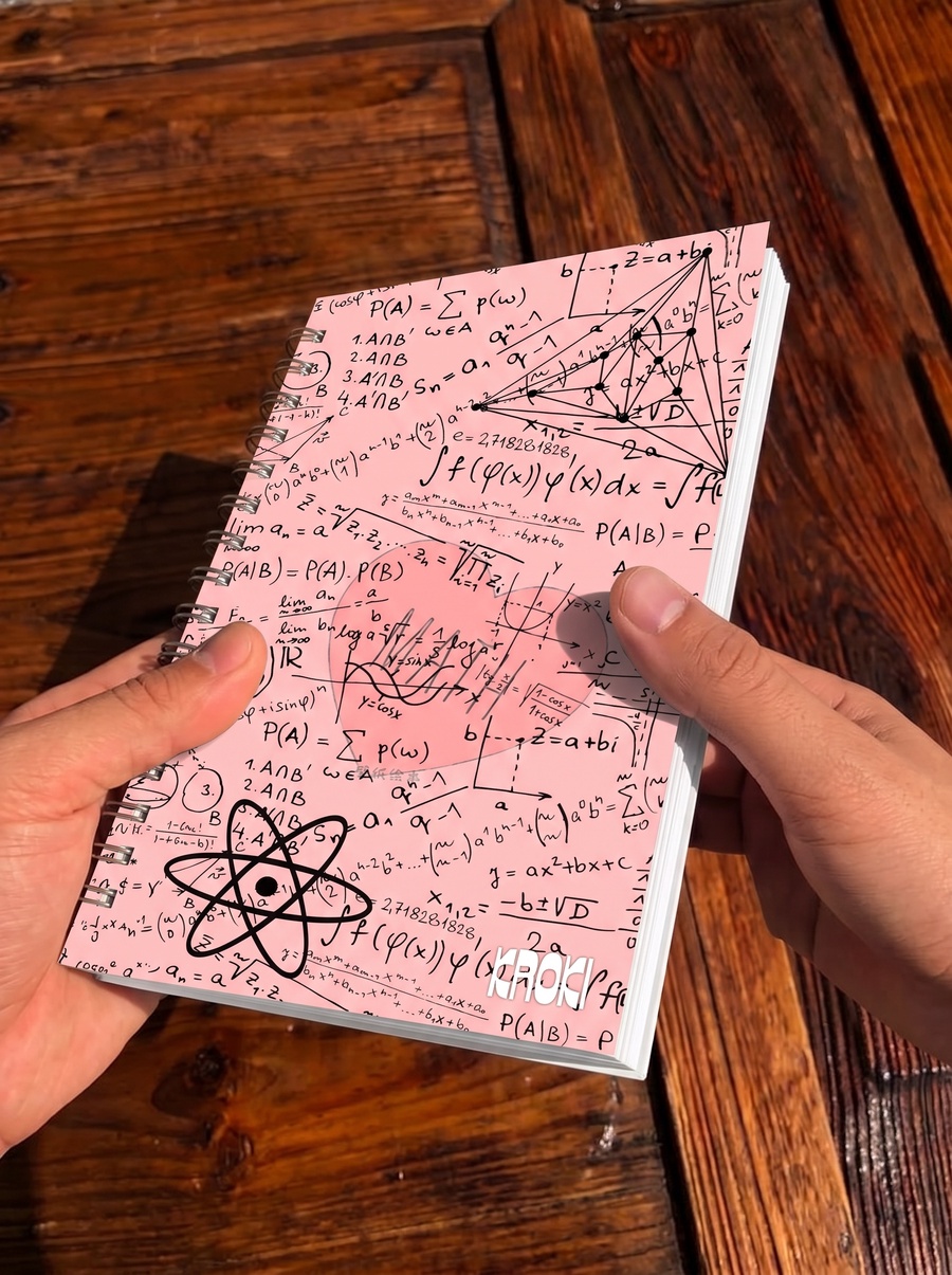 Girls math Notebook
