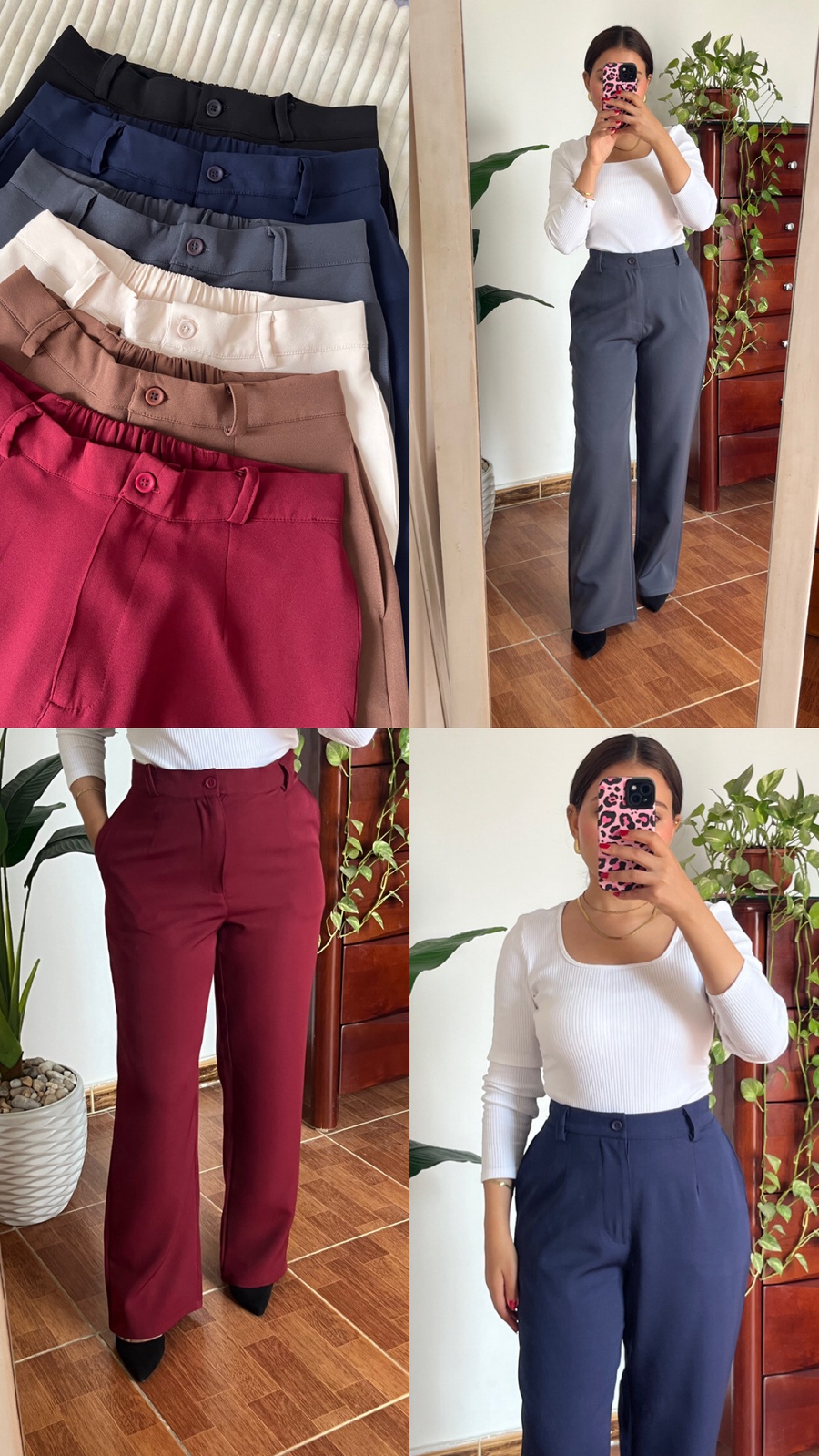 Comfort Chic Wide Leg Pants