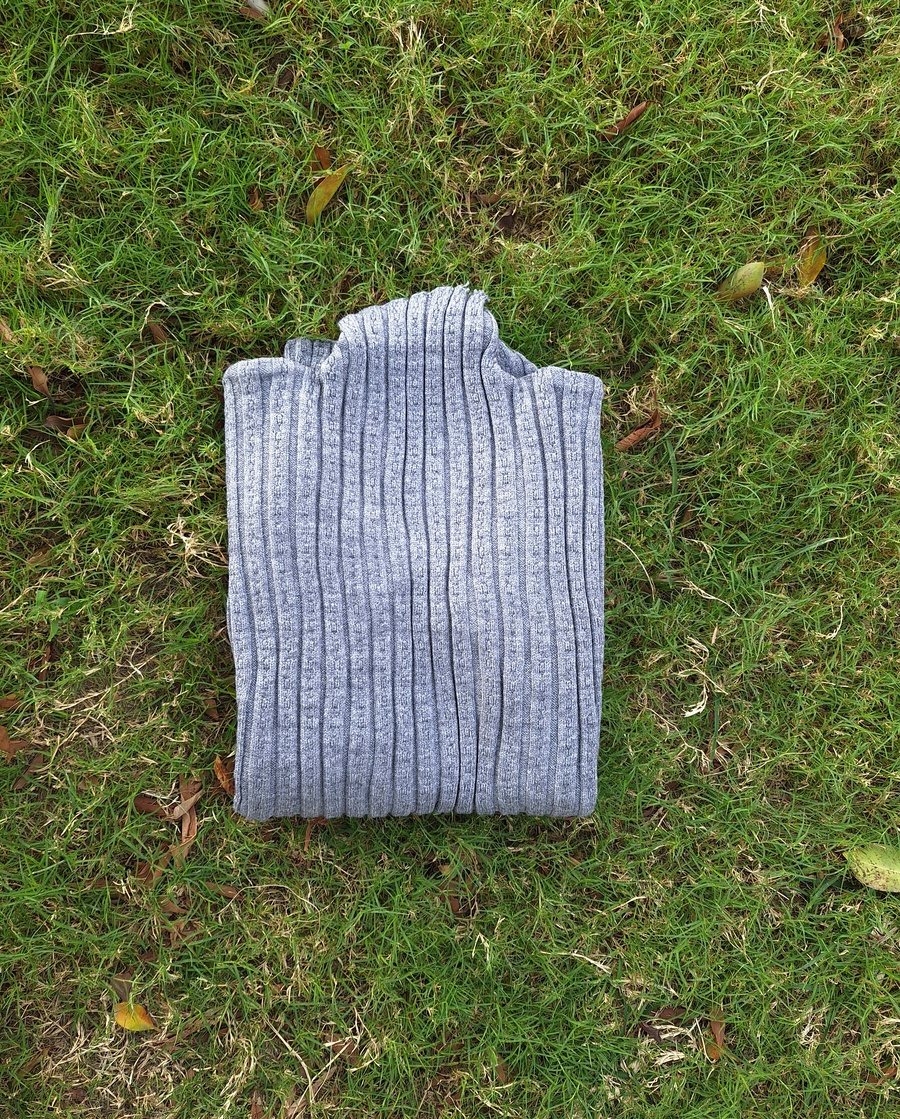 Cable Knit Mock Neck Basic Top