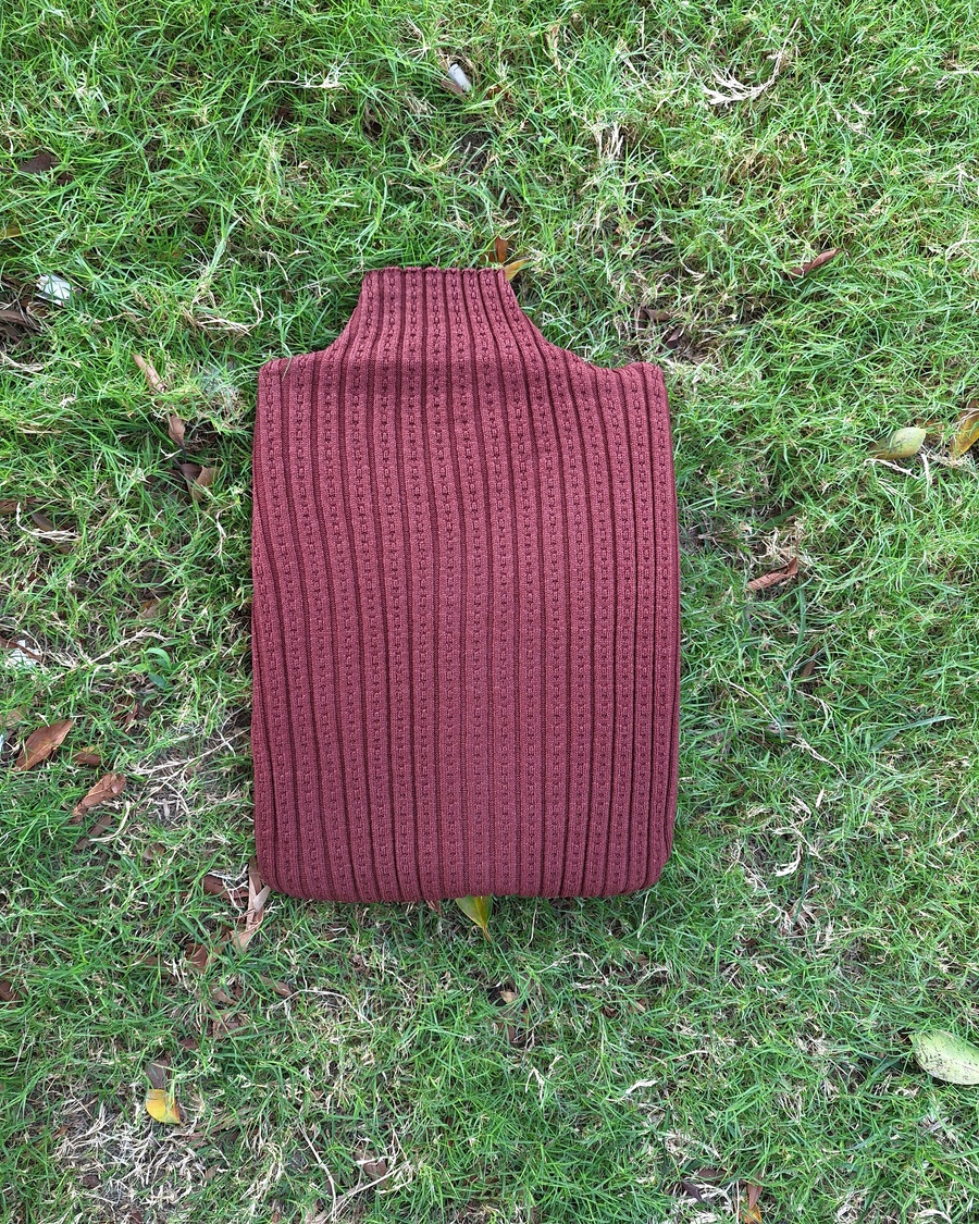 Cable Knit Mock Neck Basic Top