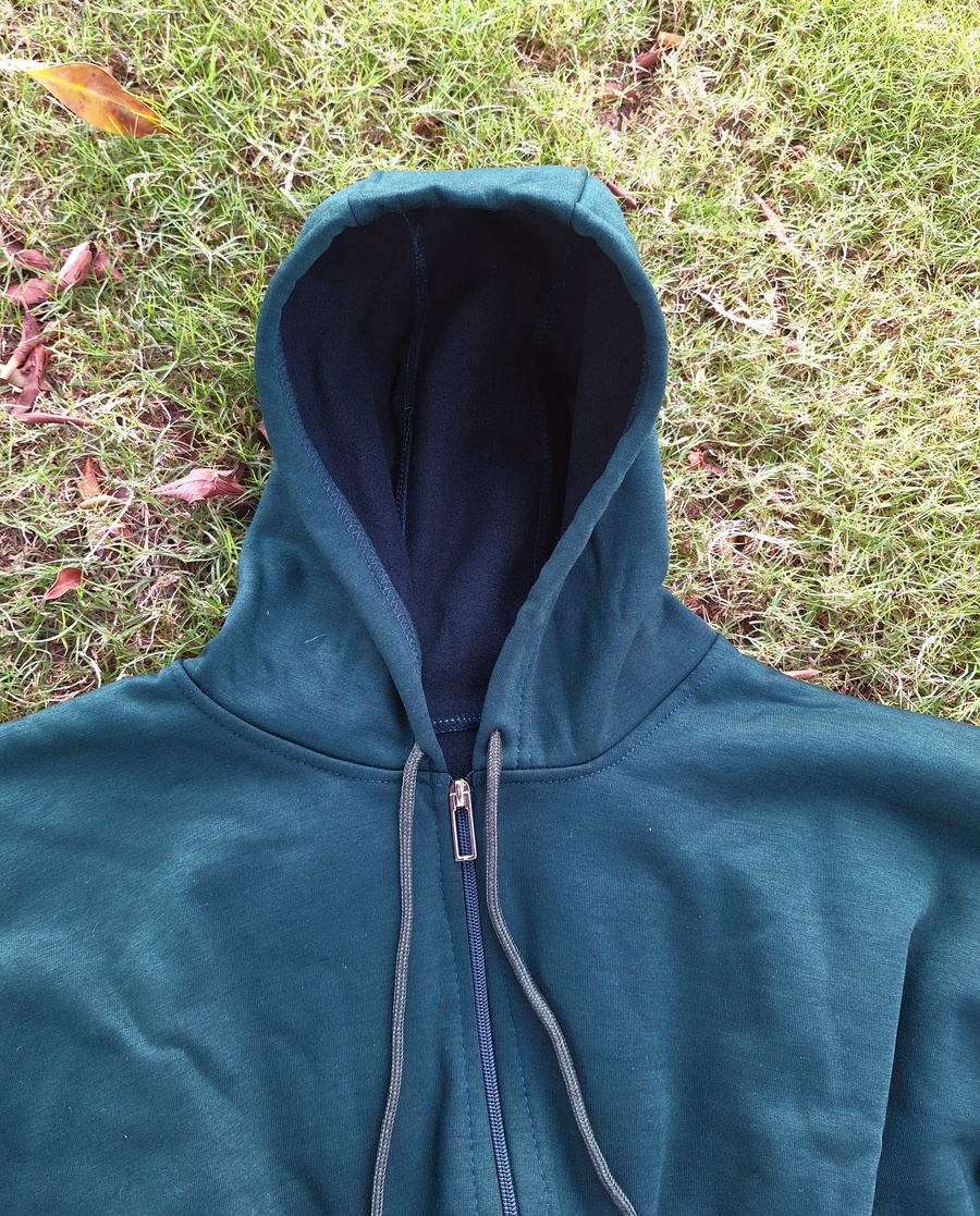 Fleece-Lined Corset Zip-Up Hoodie