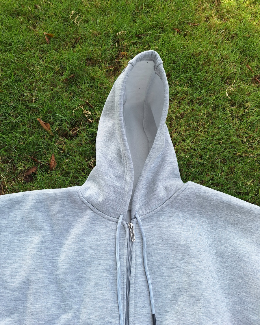 Fleece-Lined Corset Zip-Up Hoodie