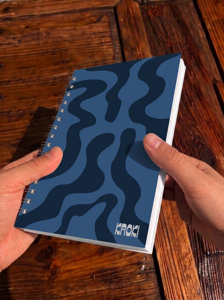 Blue Waves Notebook