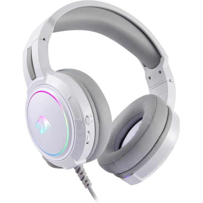 Redragon H270 Mento RGB Wired Gaming Headset – White