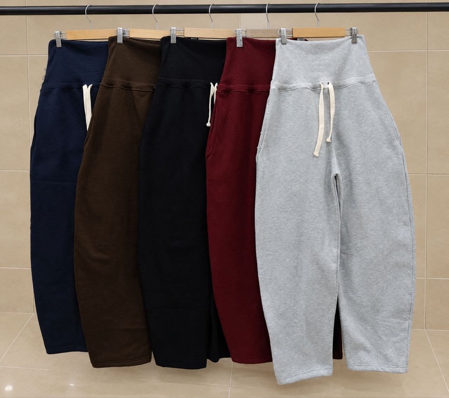Balloon Fit Wide Leg Sweatpants