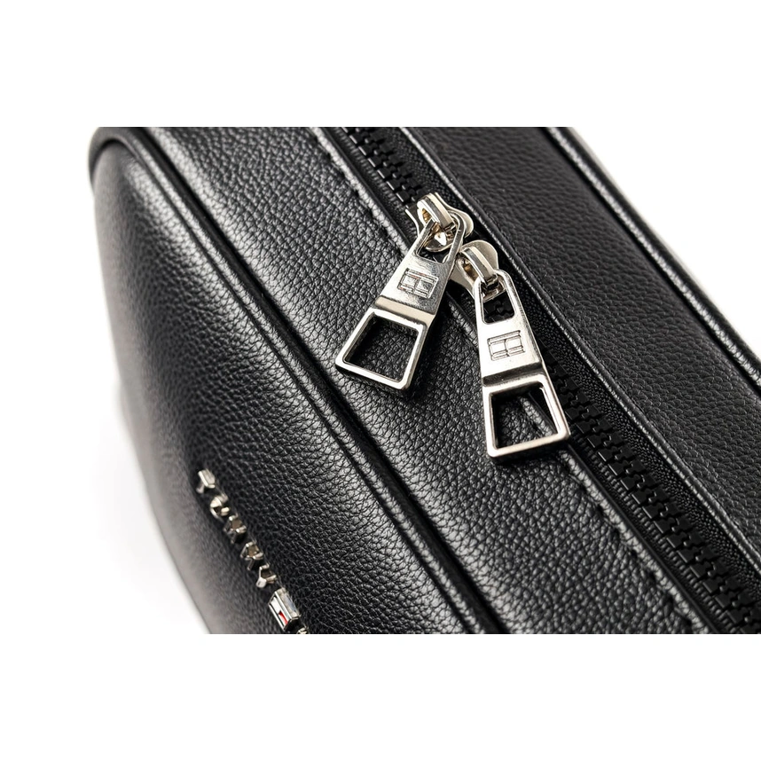 Black Tommy Hilfiger Leather Bag #0035