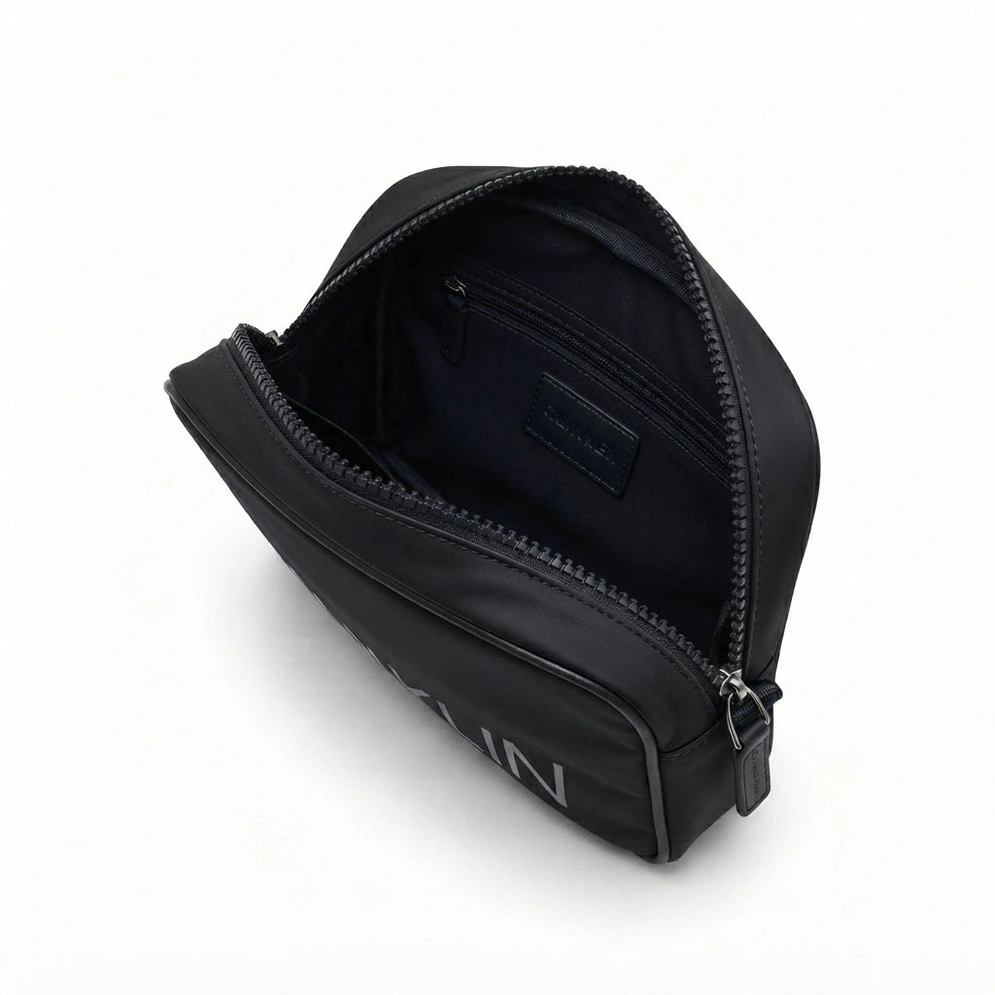 Calvin Klein Jeans Black Crossbody & Handbag with Top Handle and Front Logo #0029