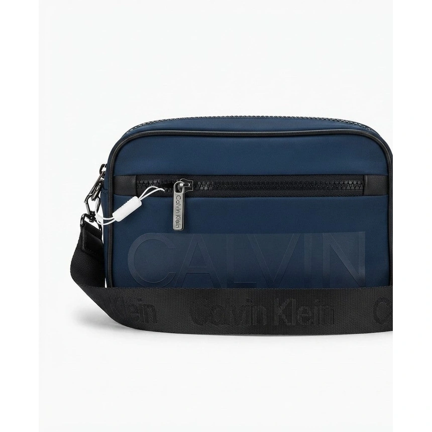 Calvin Klein Jeans Men's Crossbody Clutch Bag with Adjustable Strap & Zip Closure #0025