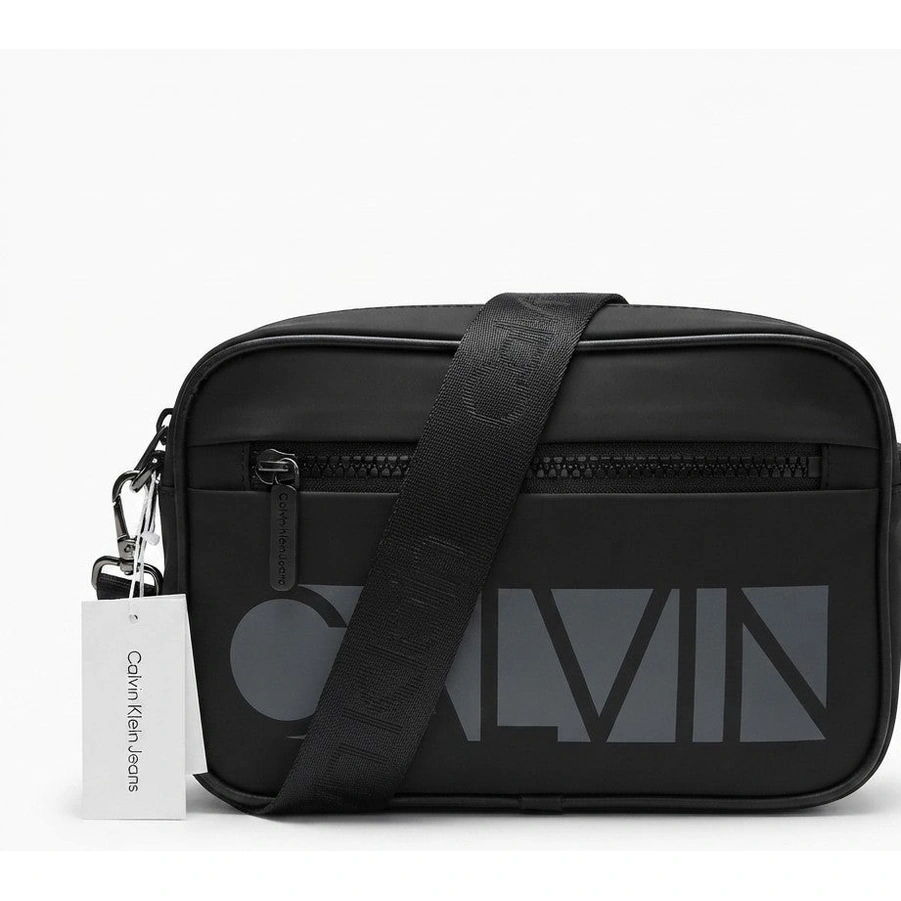 Calvin Klein Jeans Men's Crossbody Clutch Bag with Adjustable Strap & Zip Closure #0026