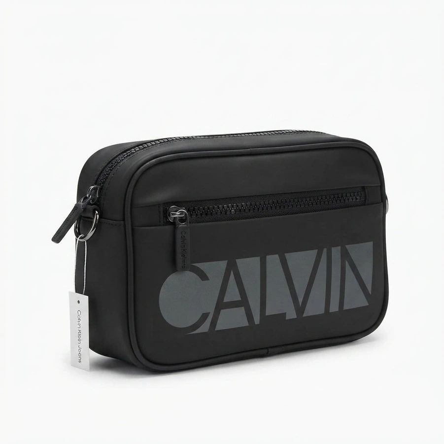 Calvin Klein Jeans Men's Crossbody Clutch Bag with Adjustable Strap & Zip Closure #0026
