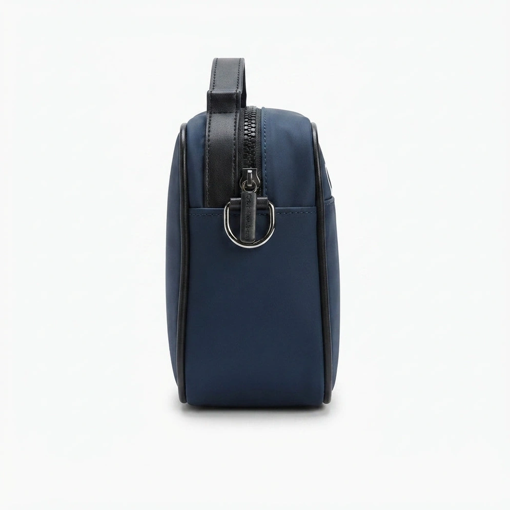 Calvin Klein Jeans Navy Blue Crossbody & Handbag with Top Handle and Front Logo #0030