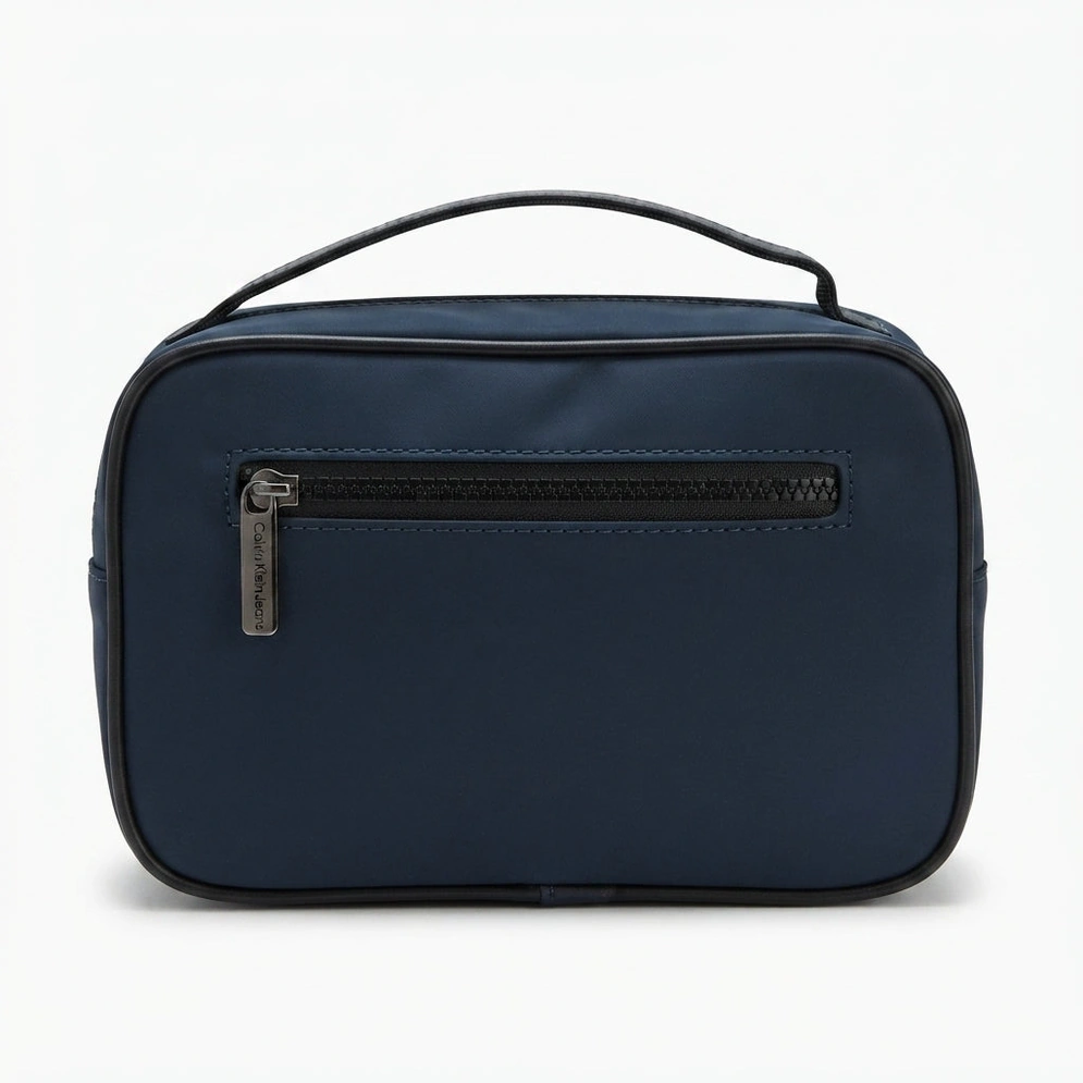 Calvin Klein Jeans Navy Blue Crossbody & Handbag with Top Handle and Front Logo #0030