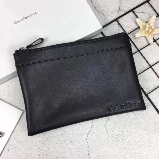 CK Black Leather Bag For Men #BG-01