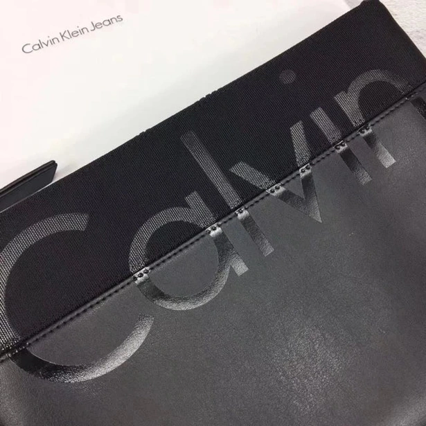 CK Black Leather Bag For Men #BG-01
