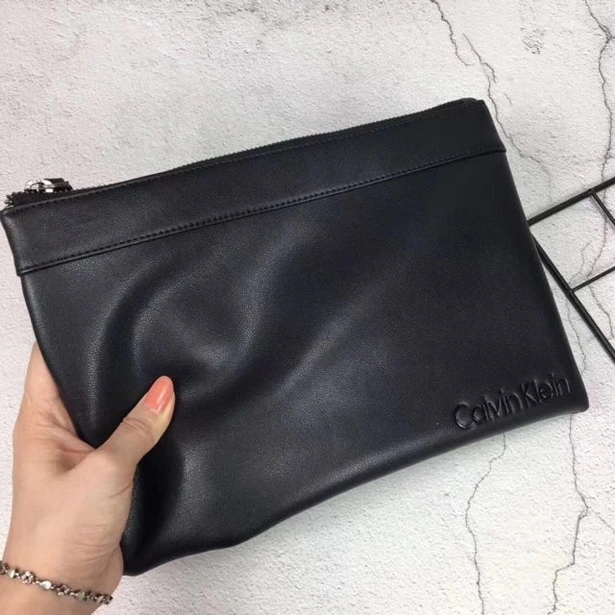 CK Black Leather Bag For Men #BG-01